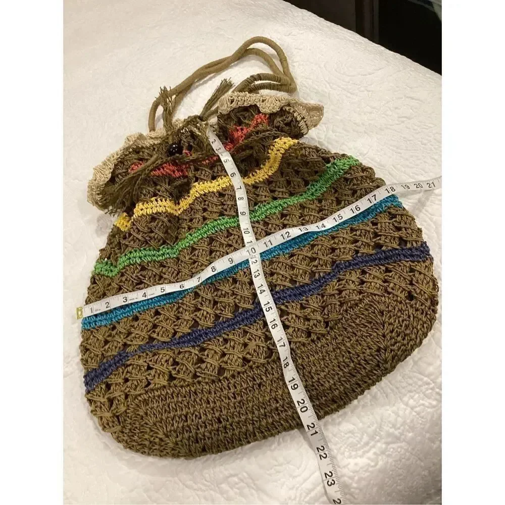 Sun N Sand Natural Large Bucket Bag